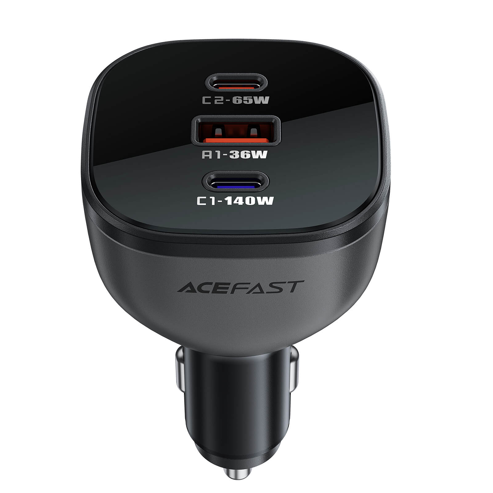 Acefast Multi-Port Fast Car Charger Type-C & USB-A 140W B14