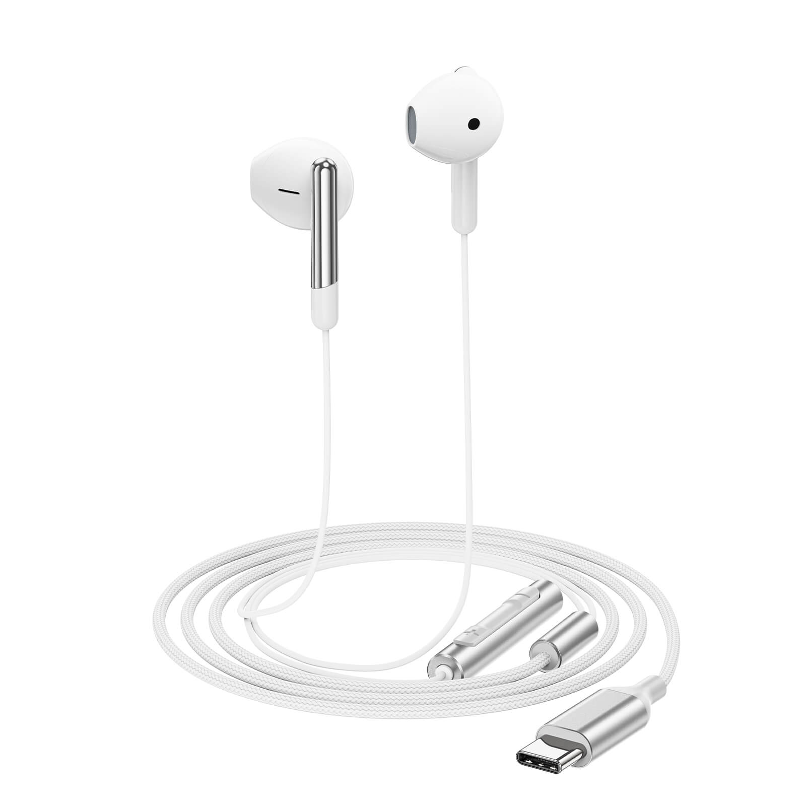 Acefast PC Material Half-in-ear Type-C Wired Earphones L3