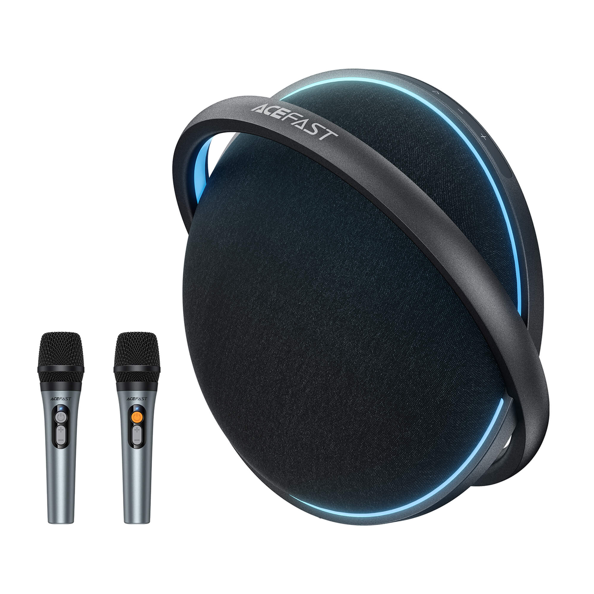 Acefast Portable Karaoke Speaker with 2 Wireless Mics & 6000mAh Power Bank K5 Max
