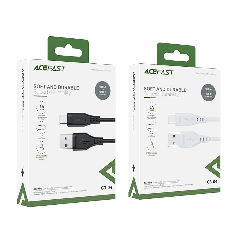 Acefast USB-A to Type-C TPE Charging Data Cable C3-04