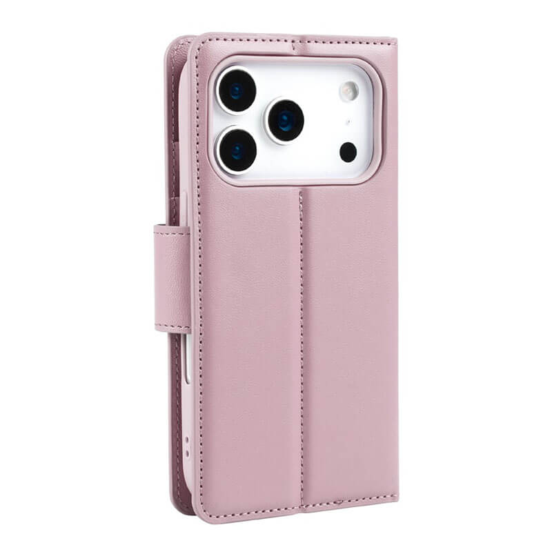 Compatible with iPhone 17 Pro Hanman Mill Series Leather Wallet Flip Case