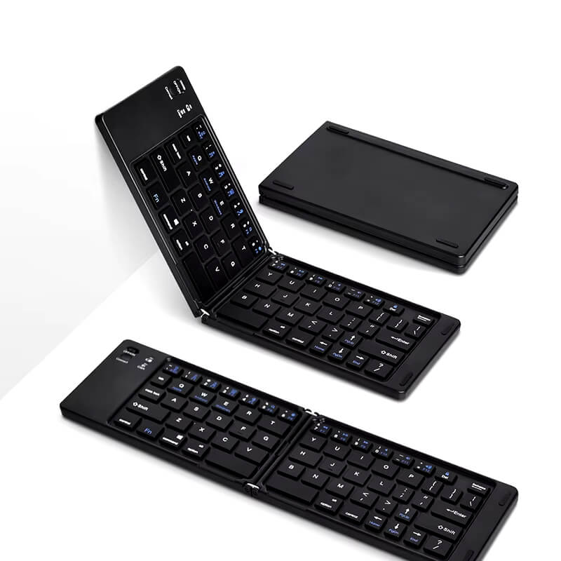 Coteci Portable Wireless Folding Bluetooth Keyboard