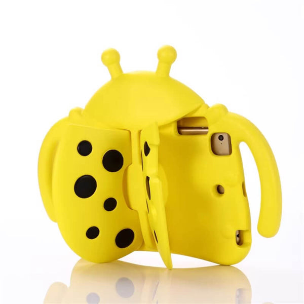 Durable Cute Ladybug kickstand Case with Dual Handles