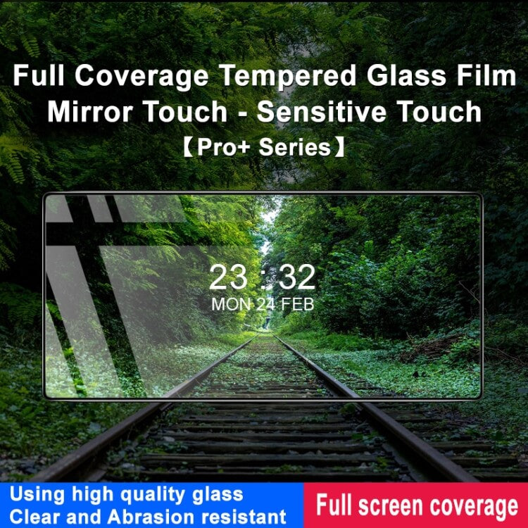 Samsung Galaxy S25 Plus Full Screen HD Super Clear Tempered Glass Screen Protector