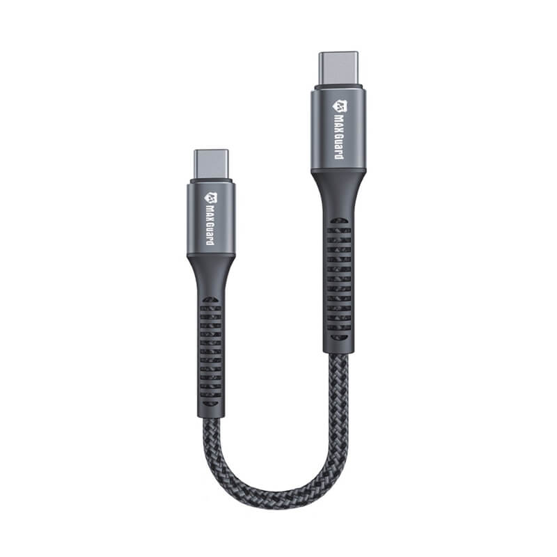 Maxguard Type-C to Type-C PD 65W Braided Fast Charging Cable 25cm