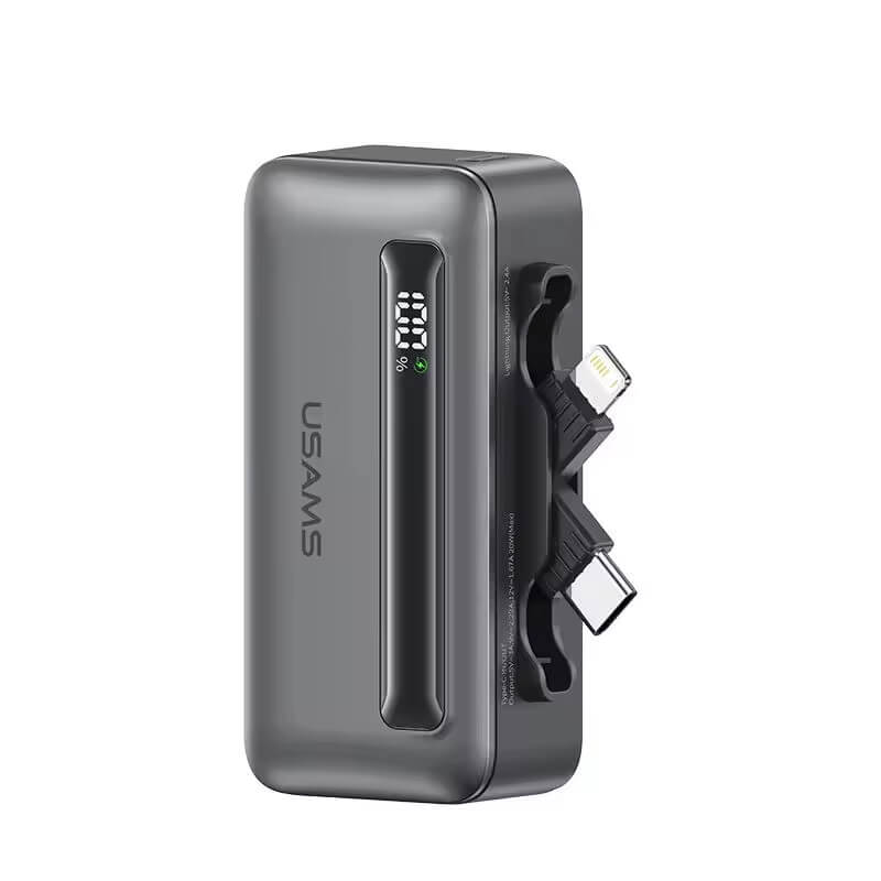 Mobie 20W 5000mAh Fast Charge Power Bank with Built in Type-C & Lightning Connector