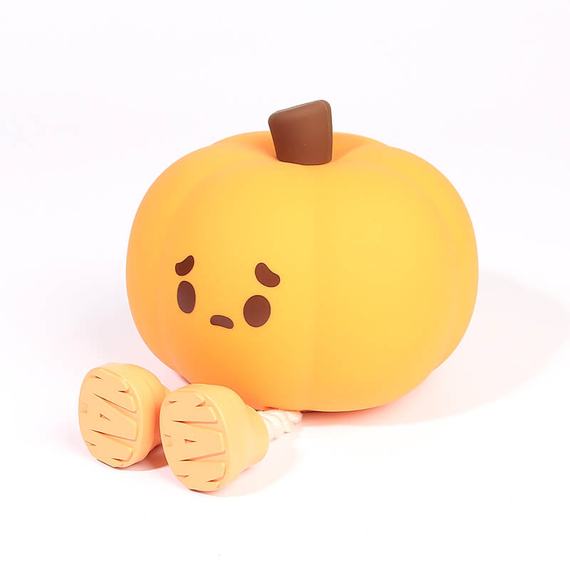 Mobie Little Pumpkin Soft Touch Silicone Pat Light Night Lamp