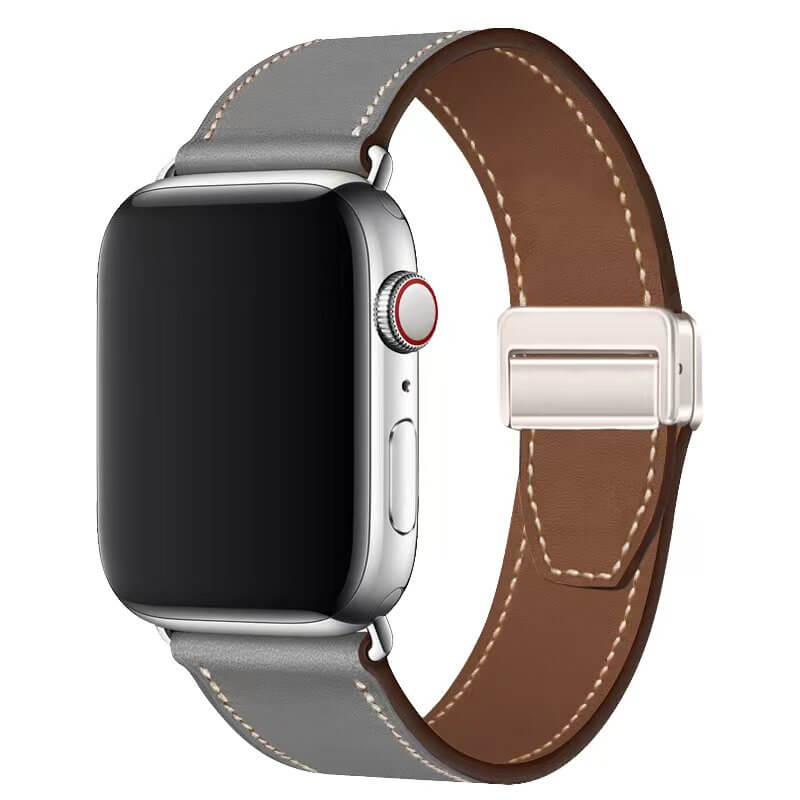 Mobie Full-Grain Cowhide Apple Watch Band with Magnetic Fold Clasp 38/40/41mm