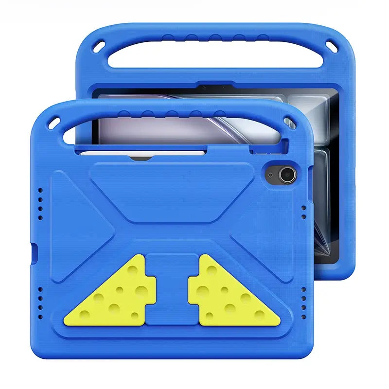 iPad 7th 10.2 2019 Puff Series Foldable Cheese Stand EVA Case with Handle