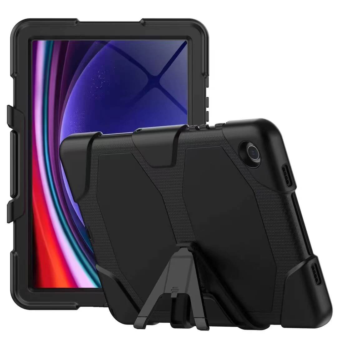 Samsung Galaxy Tab A9+ Three Layer Adjustable Multiple Angle Kickstand Case
