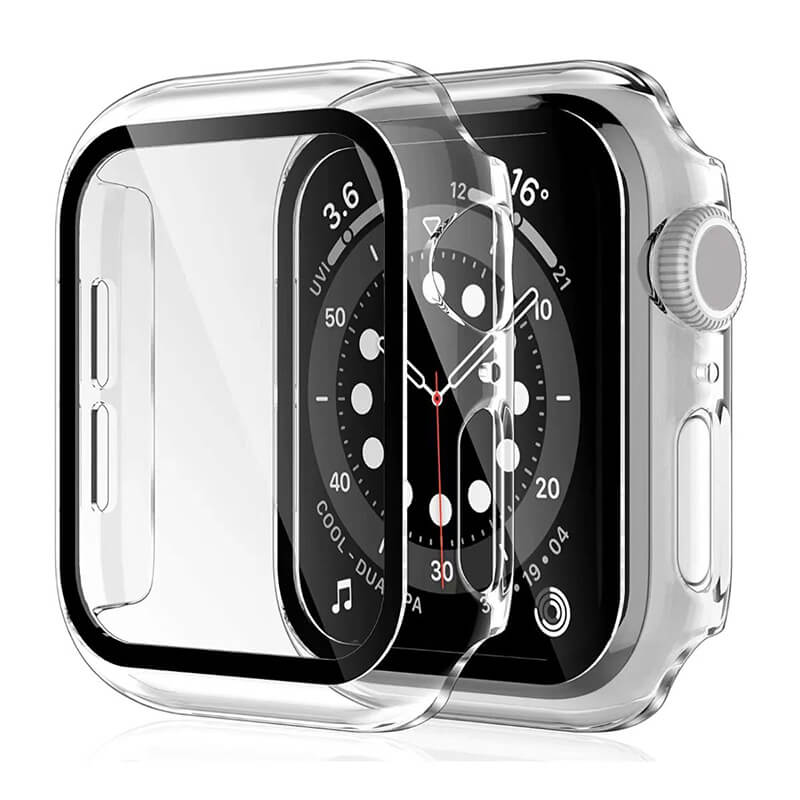 Apple Watch All-Round Clear PC Case with Glass Screen Protector 40mm