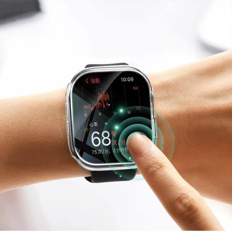 Apple Watch All-Round Clear PC Case with Glass Screen Protector 40mm
