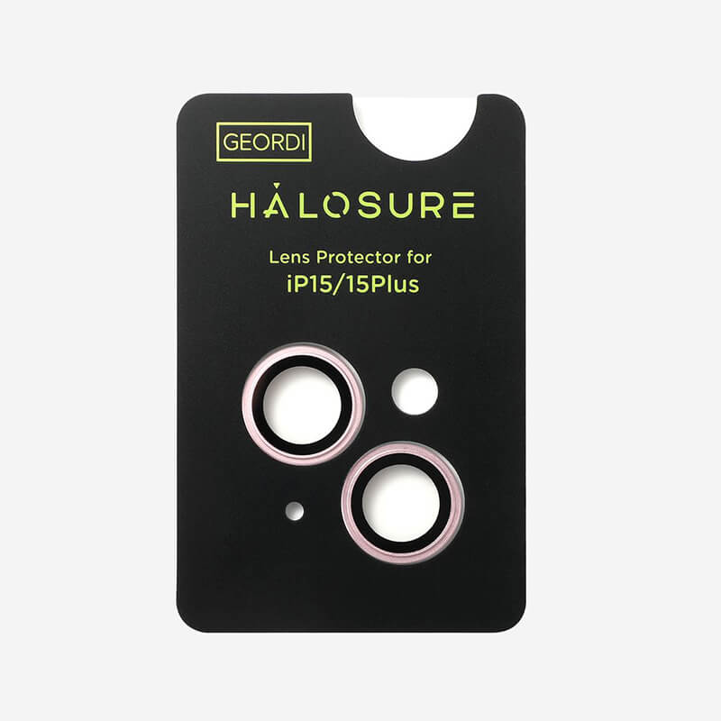 iPhone 15 Halosure Multicolor Tempered Glass Individual Camera Lens Protector