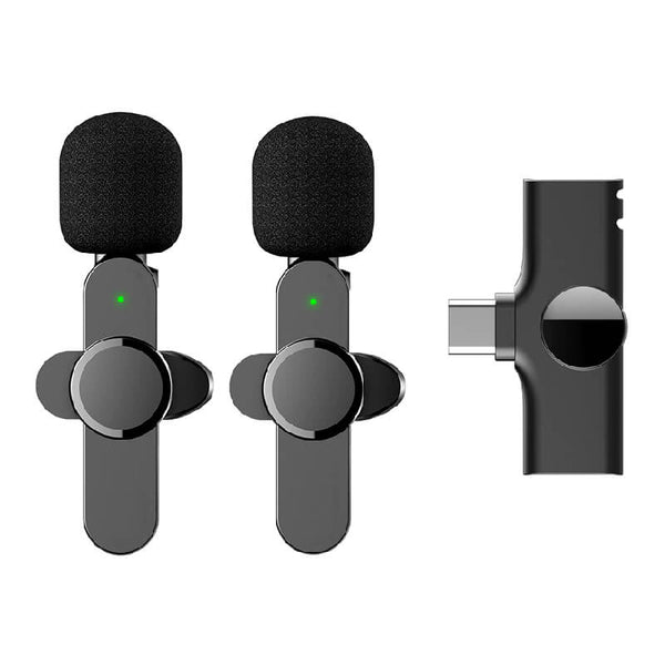 Coteci Portable Noise Reduction Type-C Dual Wireless Radio Microphone