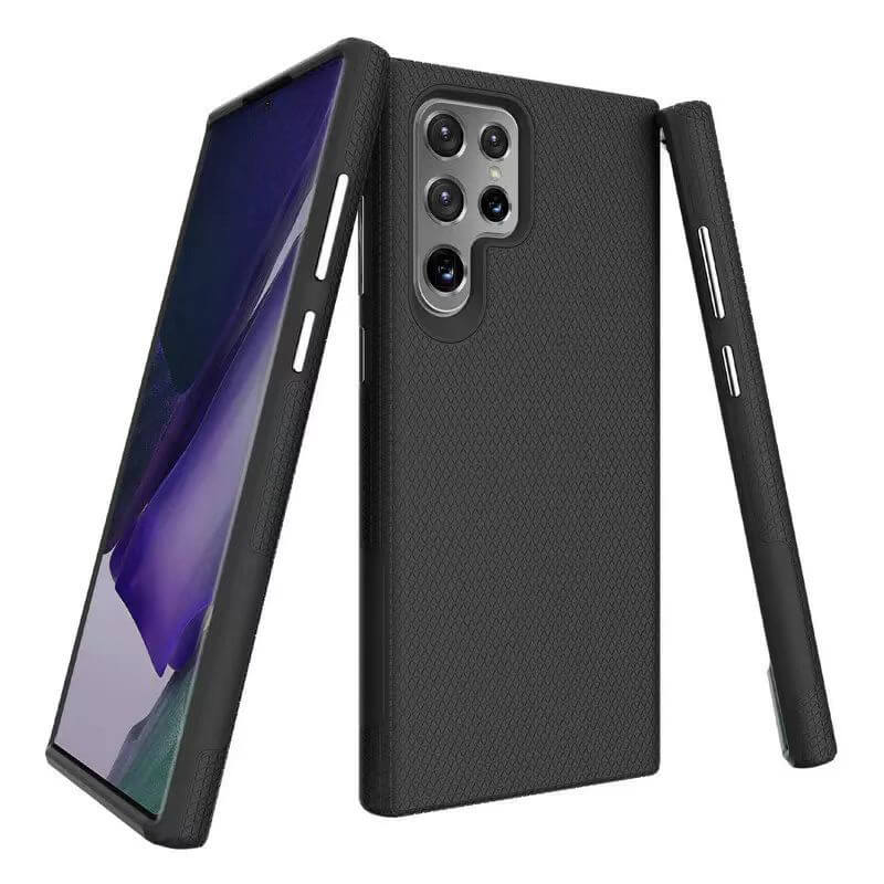 Samsung Galaxy A56 2025 Military Shockproof TPU PC Dual Layer Triangle Case