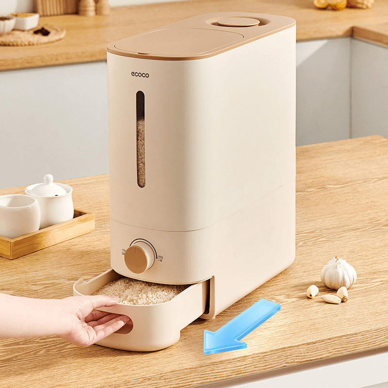 Mobie Smart Knob Control Rice Dispenser with Airtight Storage 5kg E24205