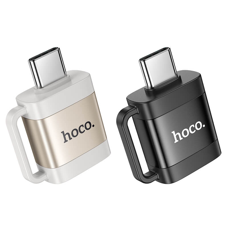hoco UA31C Type-C to USB-A OTG Adapter - Connect & Charge Multiple Devices
