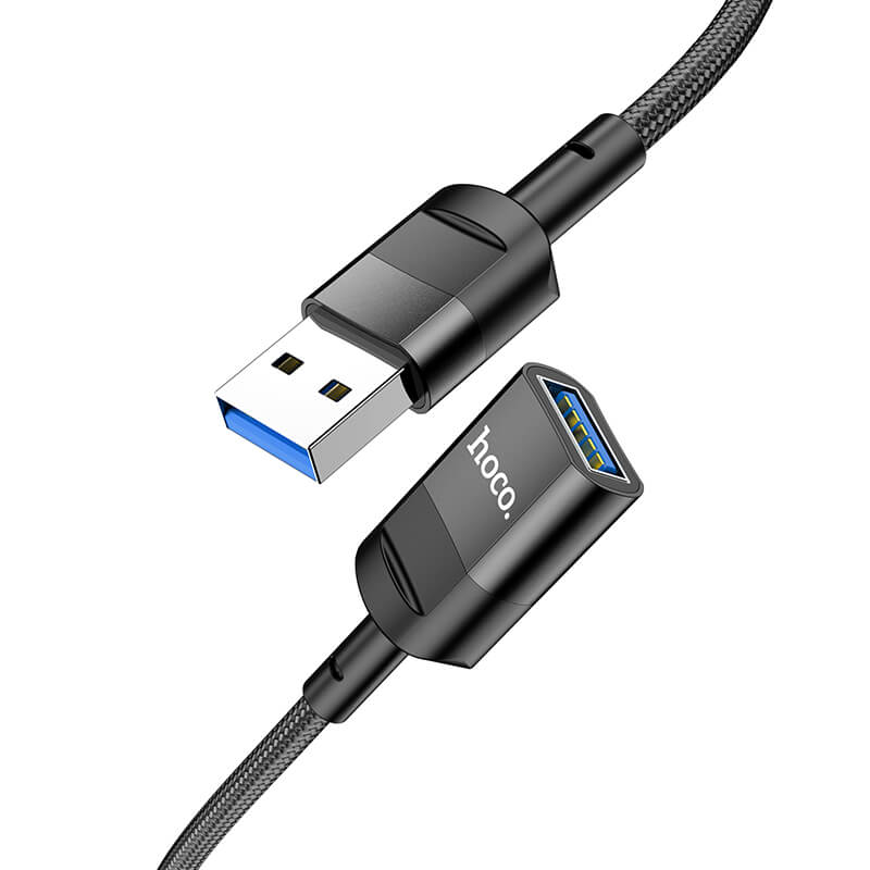 hoco USB-A Male to USB-A Female Extension Charging Data Cable 1.2m U107A