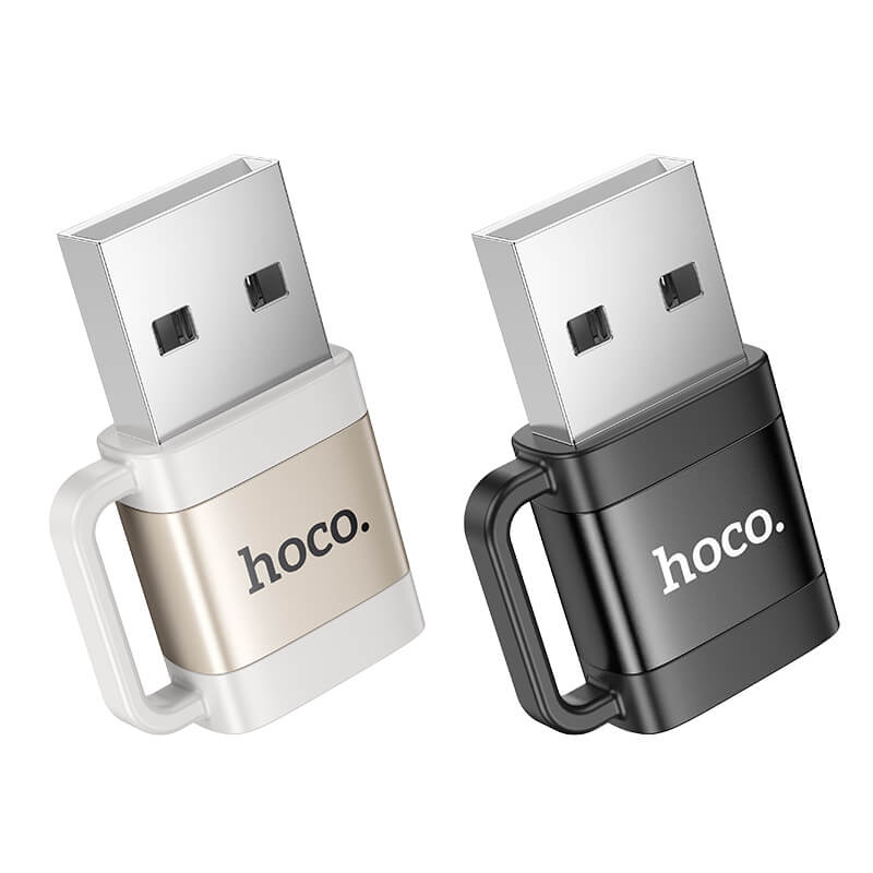 hoco USB-A to USB Type-C Universal Compatibility Data & Charging Adapter UA31D