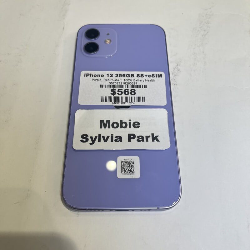iPhone 12 2020 256G 100% Battery Health Refurbished