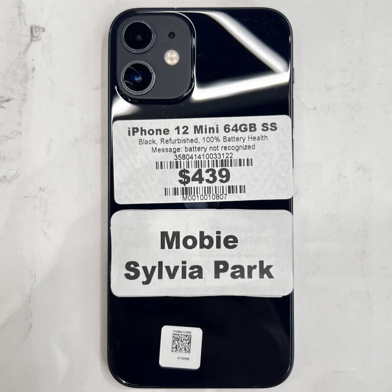 iPhone 12 Mini 64G 100% Battery Health Refurbished
