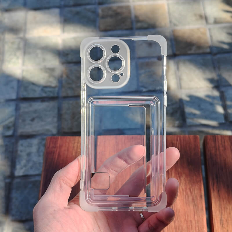 iPhone 15 Pro Anti Drop Phone Case with Card Pocket