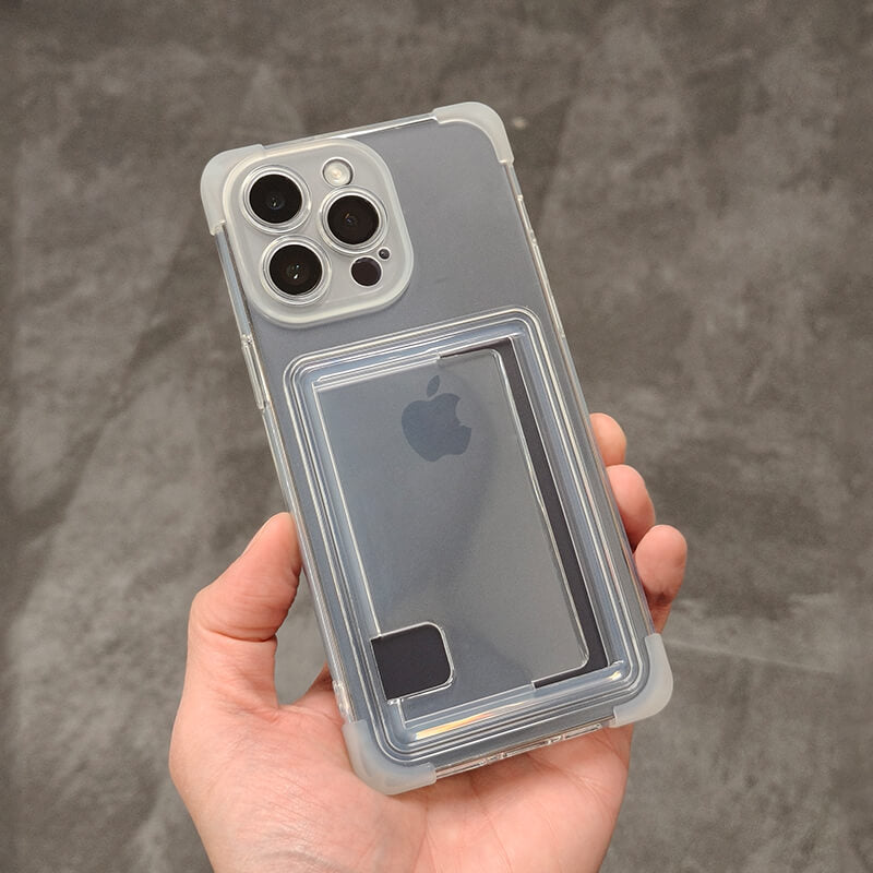 iPhone 15 Anti Drop Phone Case with Card Pocket