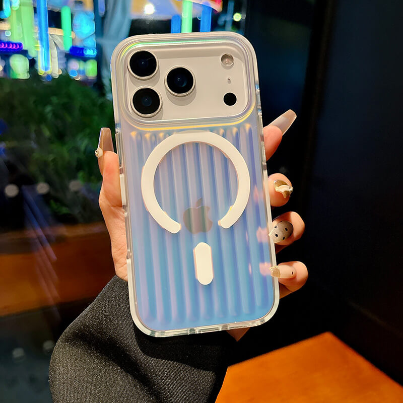 iPhone 17 Pro Corrugated Glitter Series Phone Case