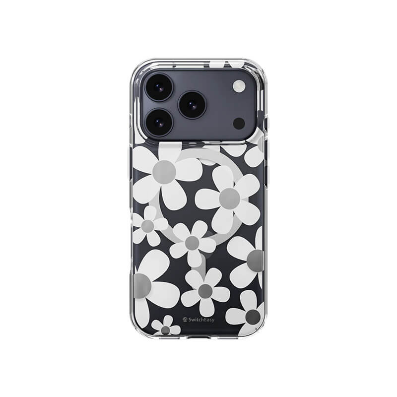 iPhone 17 Pro Max Fleur 3D Patterned Series Shockproof MagSafe Phone Case