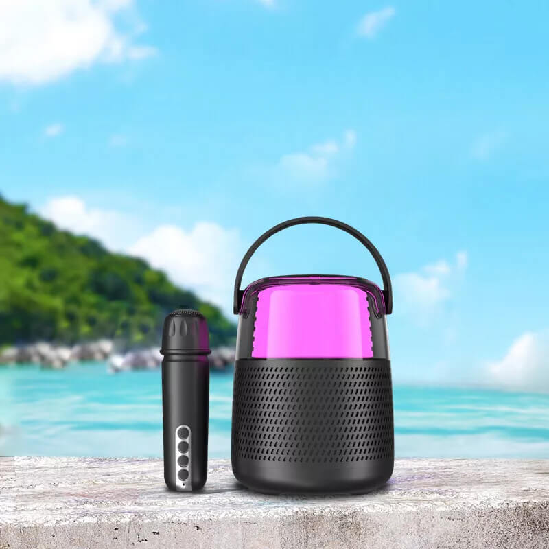 Mobie Mini Portable Handheld Bluetooth Karaoke Speaker with Microphone Y-1